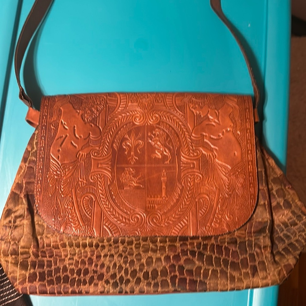 Multi colored purse